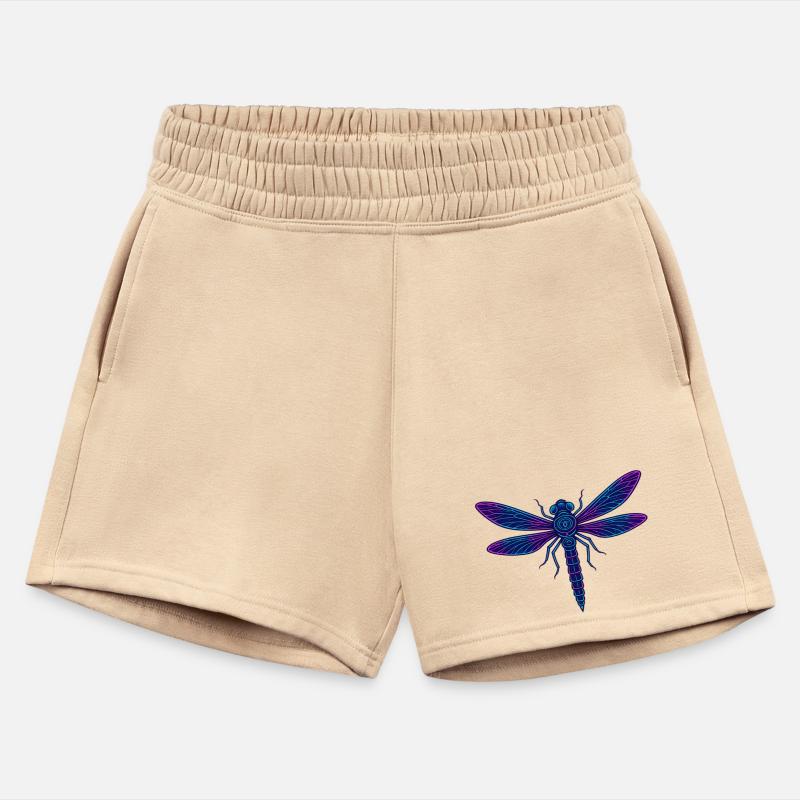 Neon Mythical Dragonfly Illustration