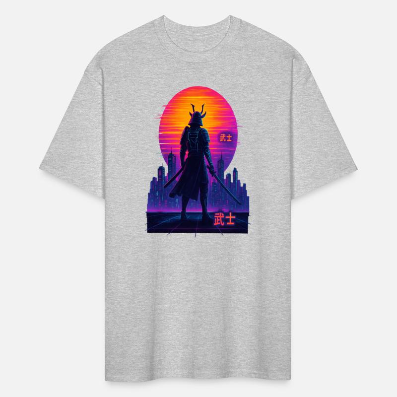 Neon Samurai - Cyberpunk Warrior Art