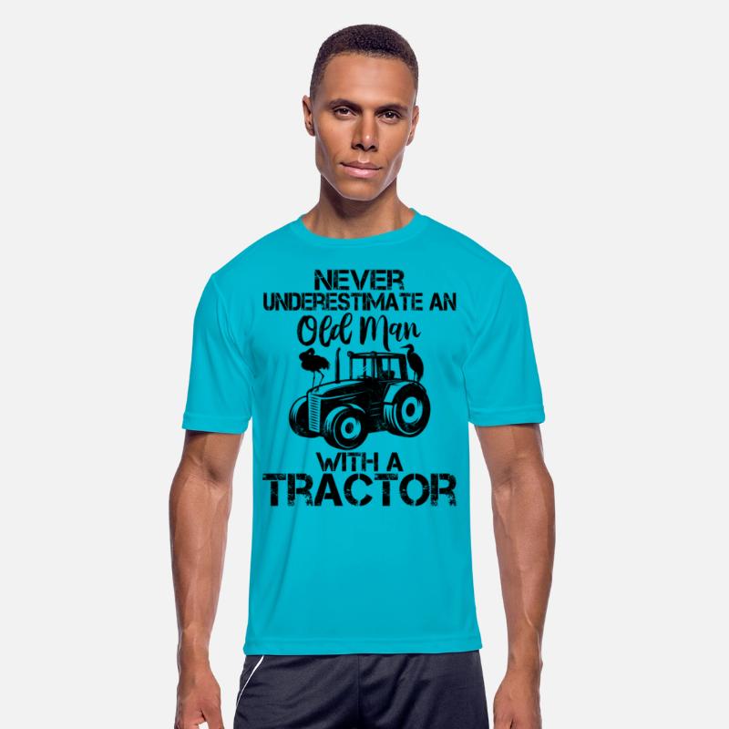 Never Underestimate An Old Man With A Tractor