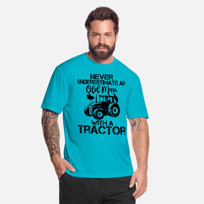 Never Underestimate An Old Man With A Tractor