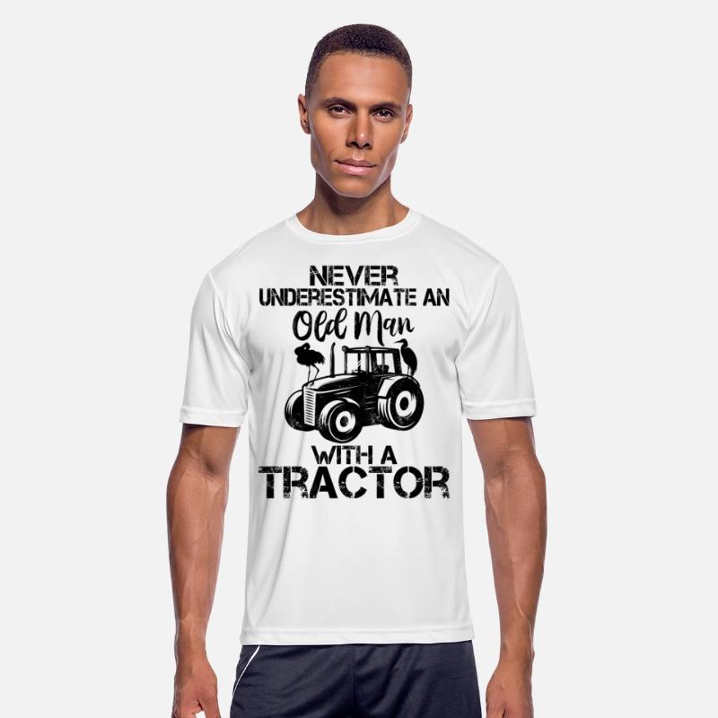 Never Underestimate An Old Man With A Tractor