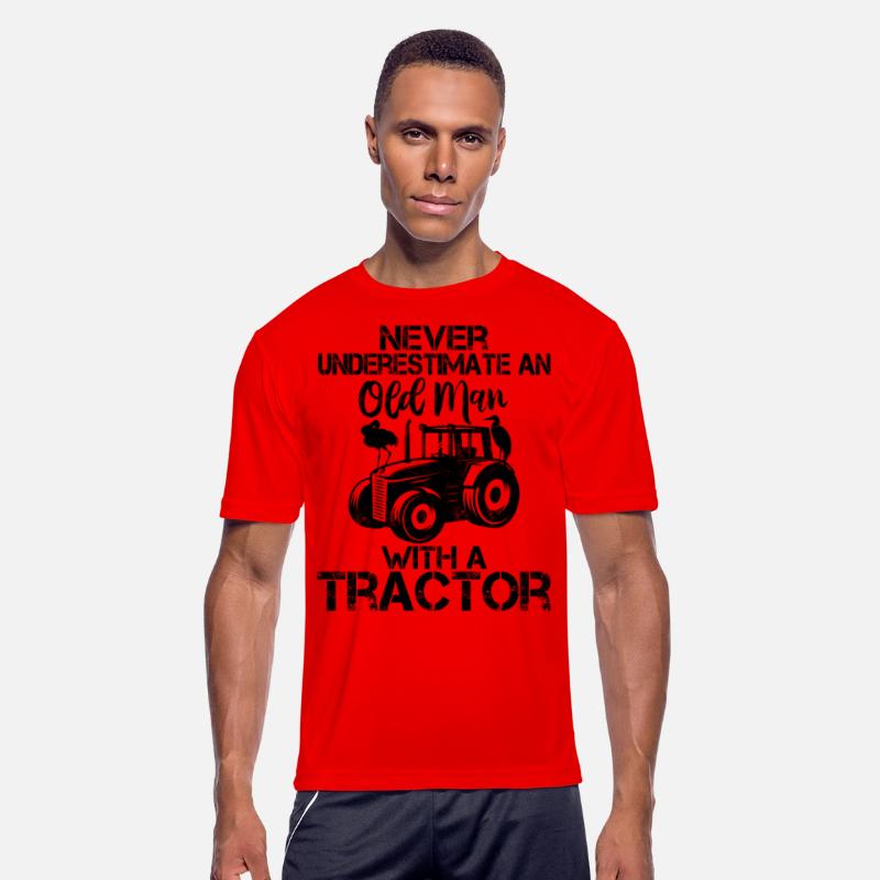 Never Underestimate An Old Man With A Tractor
