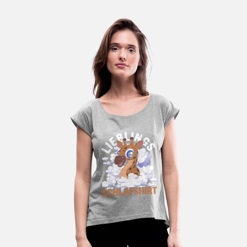 Night owl giraffe gift favorite sleep shirt