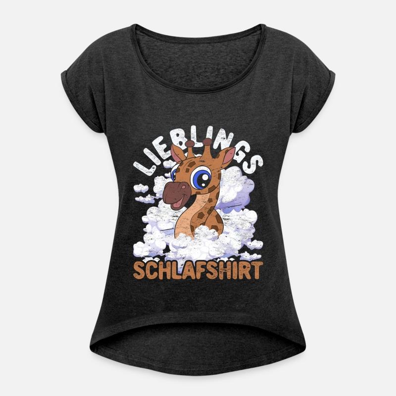 Night owl giraffe gift favorite sleep shirt