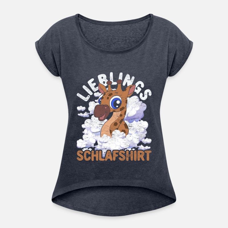 Night owl giraffe gift favorite sleep shirt