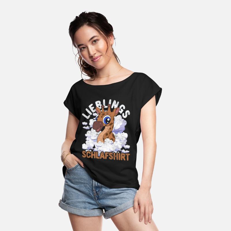 Night owl giraffe gift favorite sleep shirt