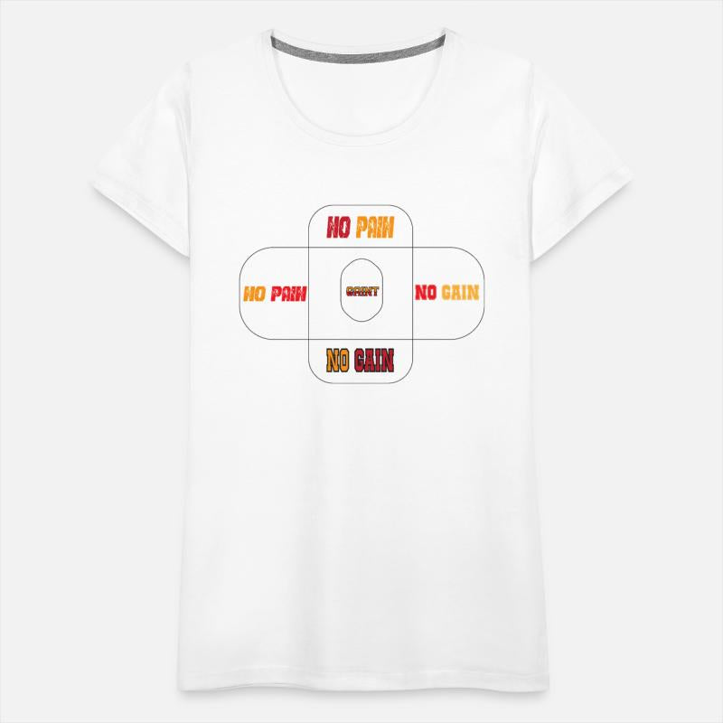 No Pain No Gain – Motivational Gym Workout T-Shirt