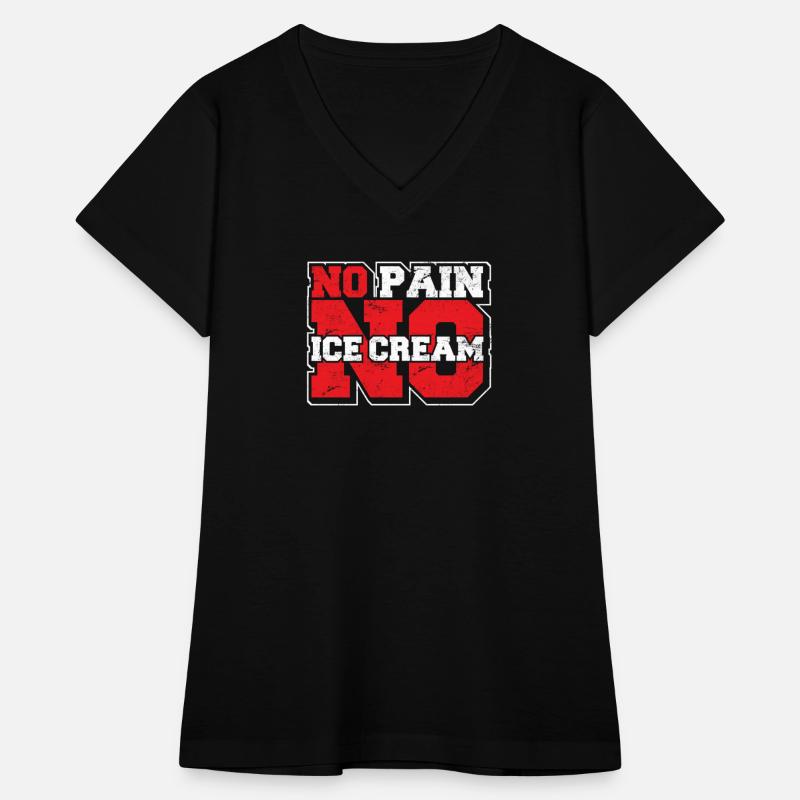 No Pain No Ice Cream Funny Gym Saying Fitness Card