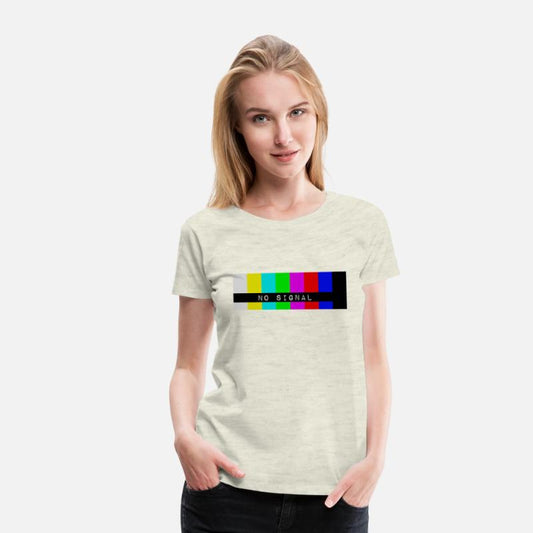 No Signal Television Snow Screen Tv Test Pattern T