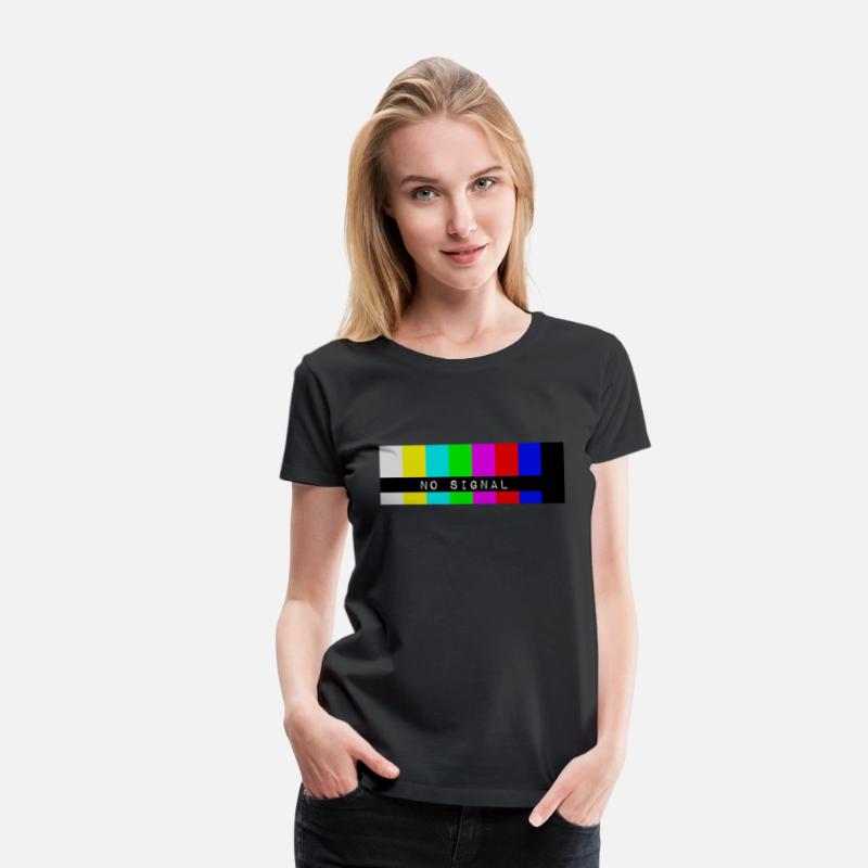 No Signal Television Snow Screen Tv Test Pattern T