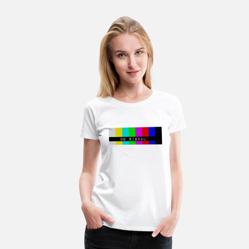 No Signal Television Snow Screen Tv Test Pattern T
