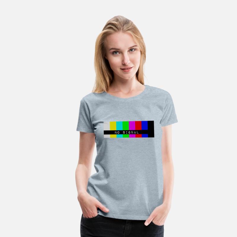 No Signal Television Snow Screen Tv Test Pattern T