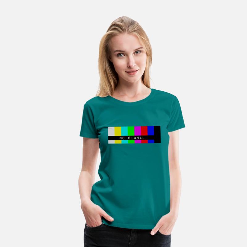 No Signal Television Snow Screen Tv Test Pattern T