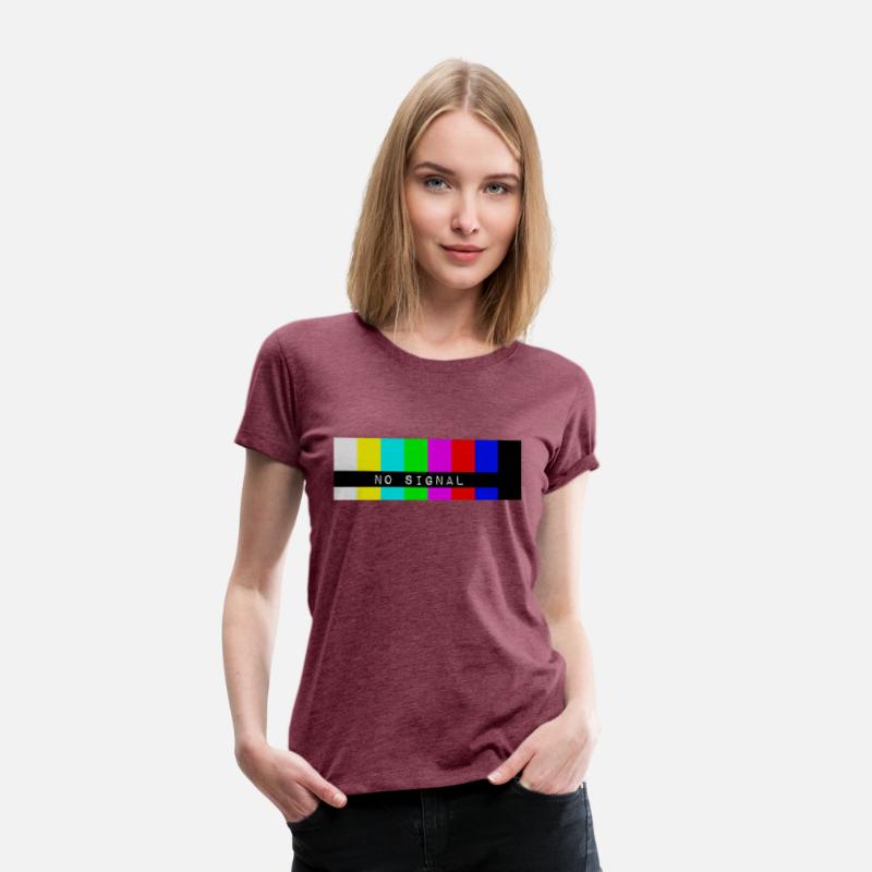 No Signal Television Snow Screen Tv Test Pattern T