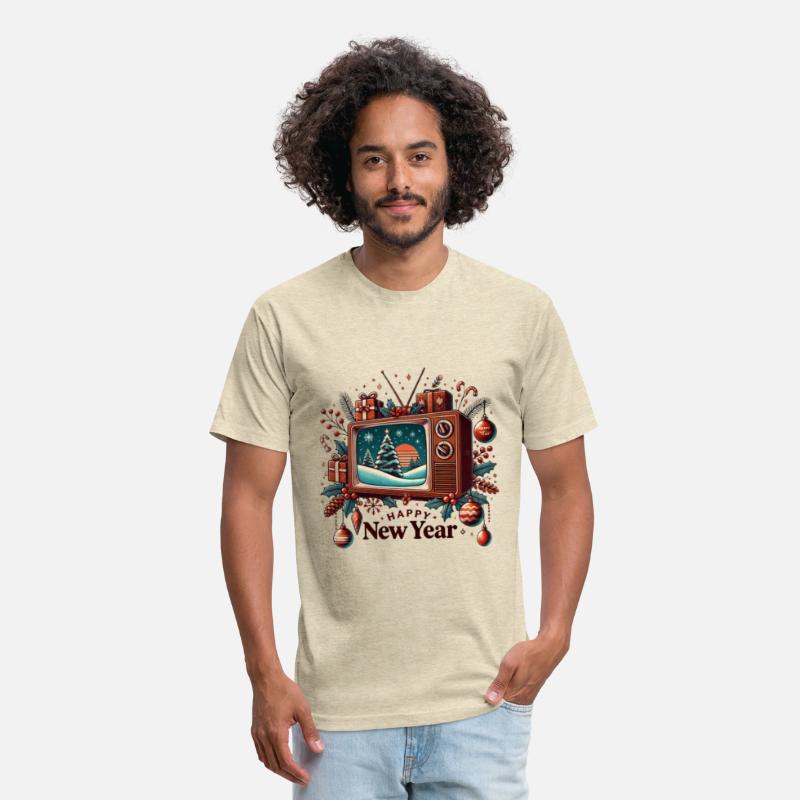 Nostalgic Festive TVs - Christmas New Year Retro