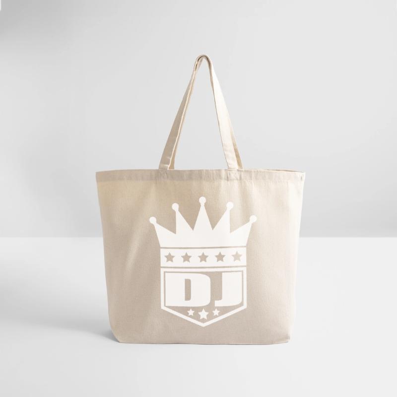 Official DJ Crown King Music Party Text Lettering