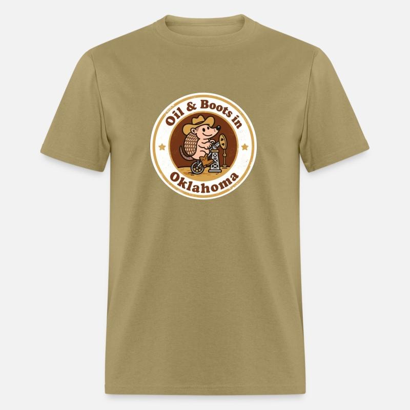 Oil Boots Oklahoma Vintage Artwork