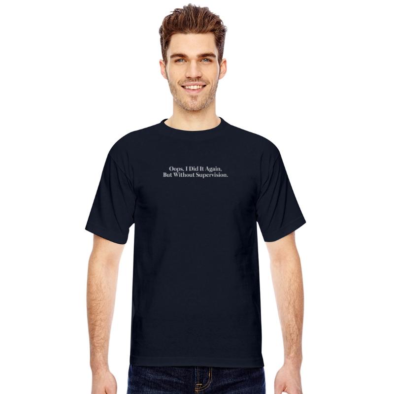 Oops, I did it again, but without supervision.