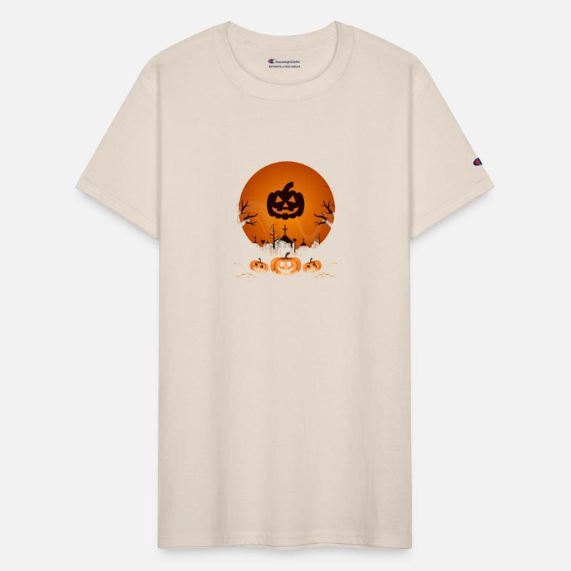 Orange and black simple Halloween print