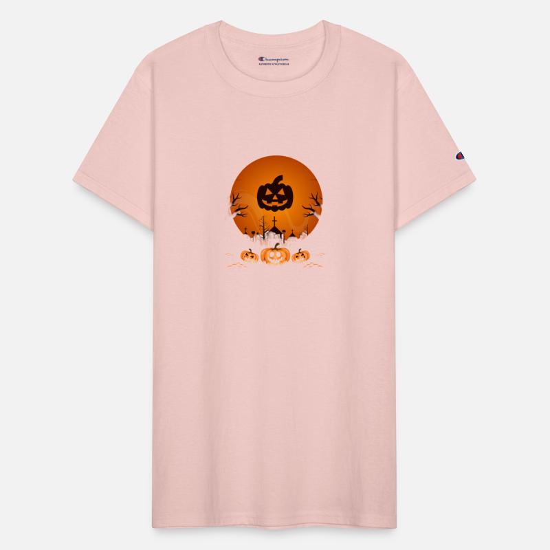 Orange and black simple Halloween print