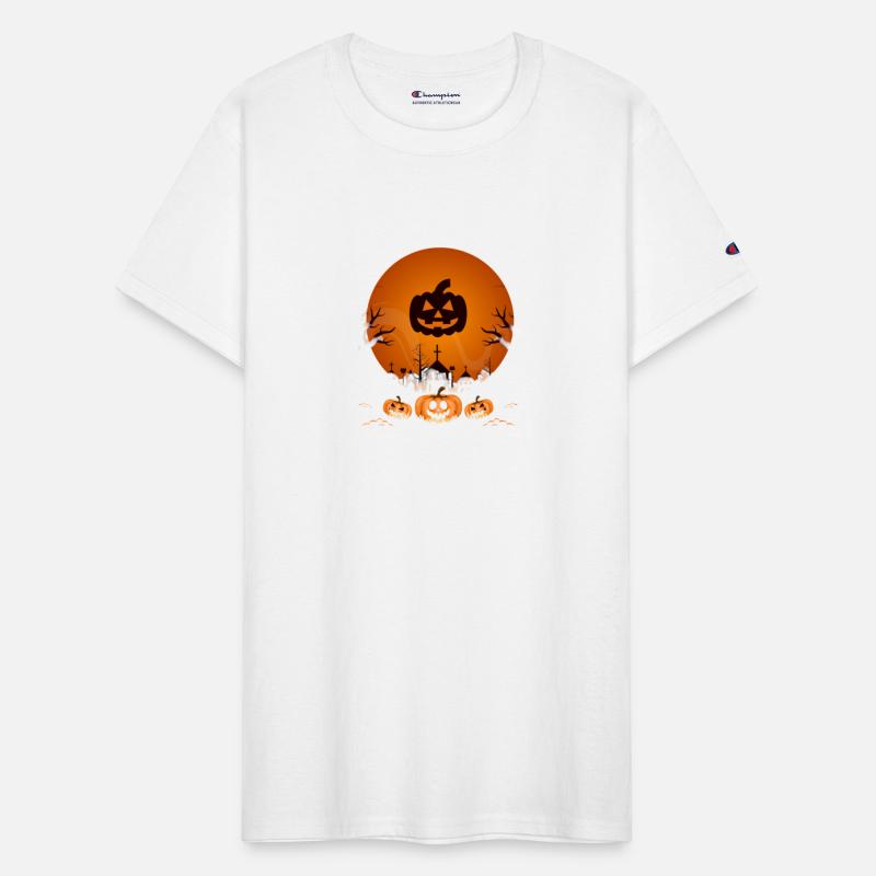 Orange and black simple Halloween print