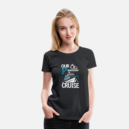 Our 5th Wedding Anniversary Cruise Tee 5 Years