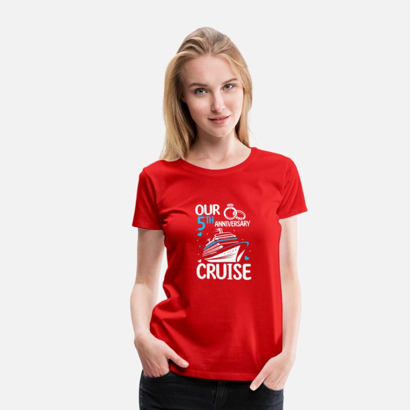 Our 5th Wedding Anniversary Cruise Tee 5 Years