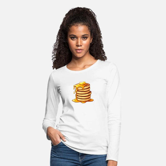 Pancakes with Syrup and Butter Art