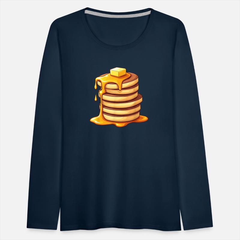 Pancakes with Syrup and Butter Art