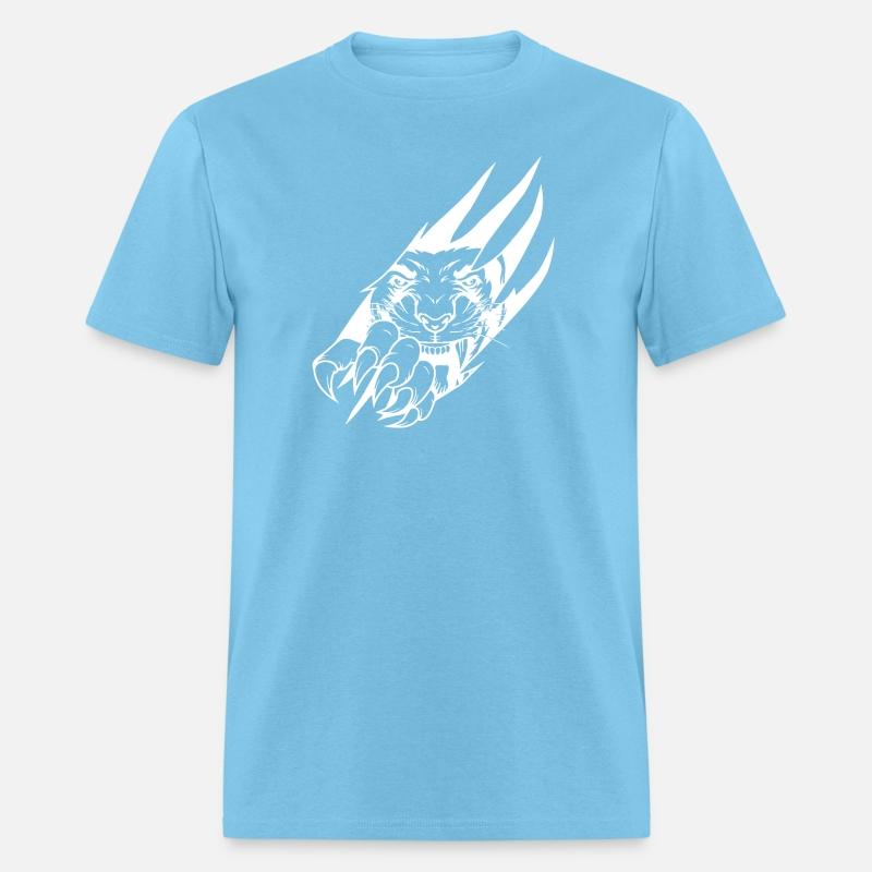 Panther Claw Rip White Outline