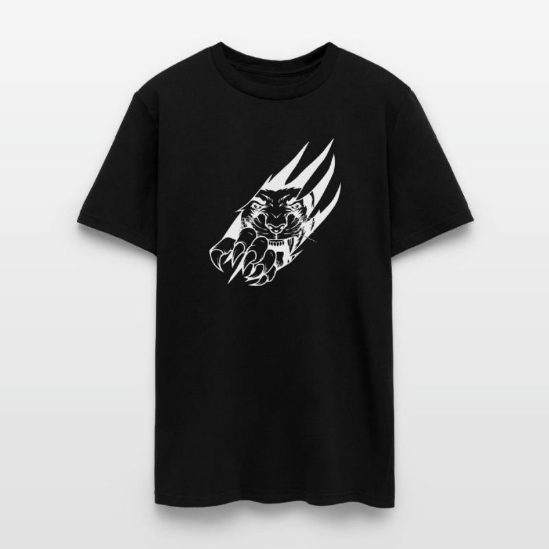 Panther Claw Rip White Outline