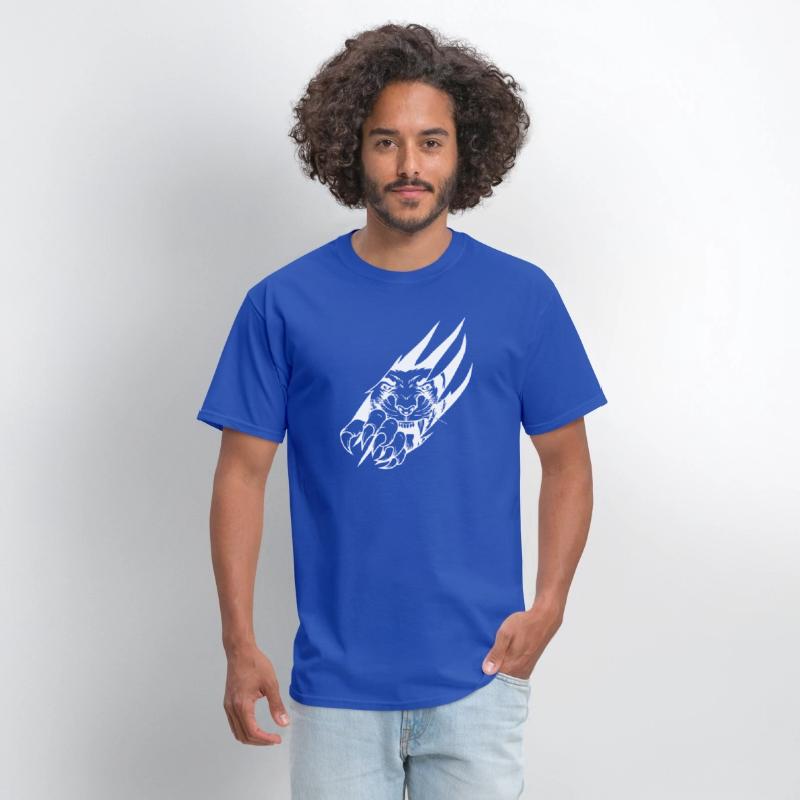 Panther Claw Rip White Outline