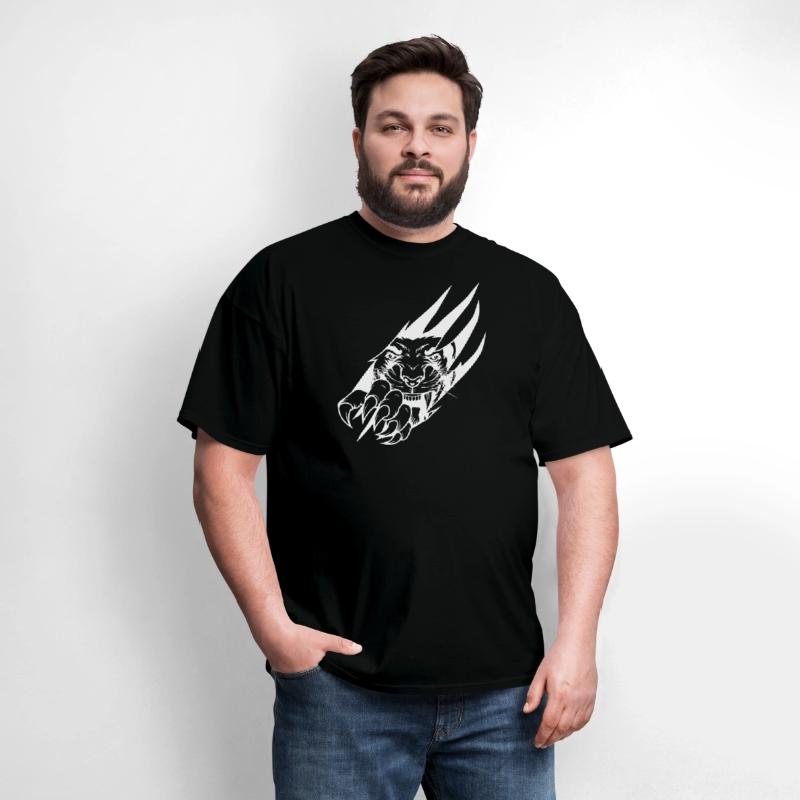 Panther Claw Rip White Outline