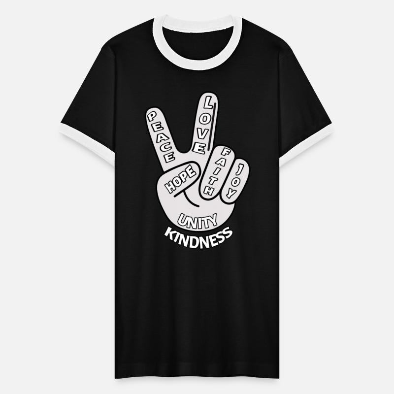 Peace Sign Peace Kind Courage Orange Unity Day