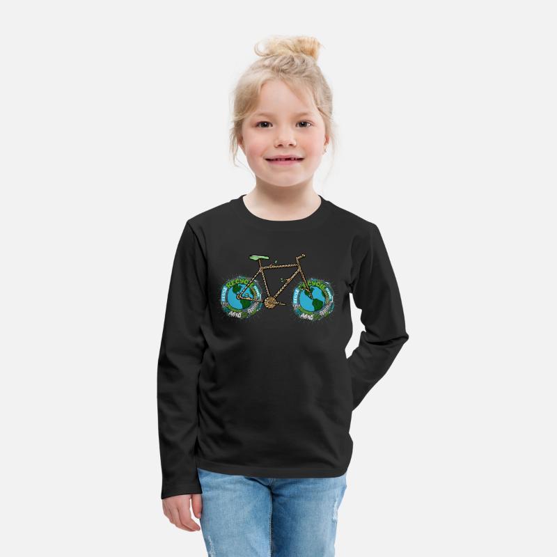 Planet Bike, Aesthetic Green Planet Earth Bicycle