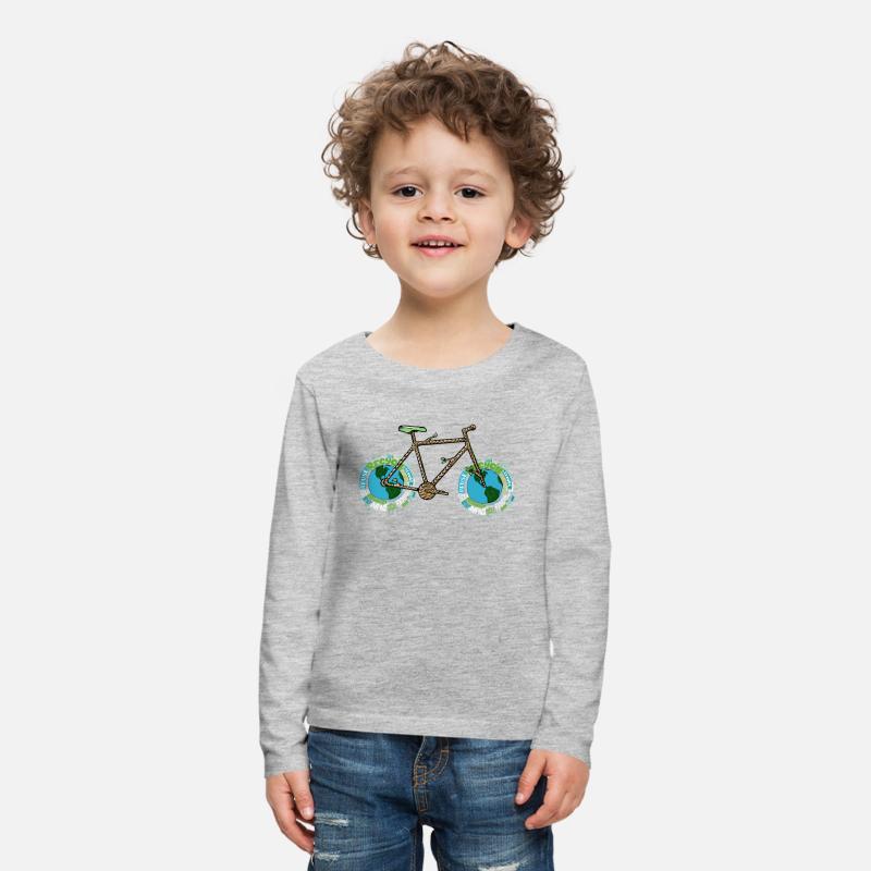 Planet Bike, Aesthetic Green Planet Earth Bicycle