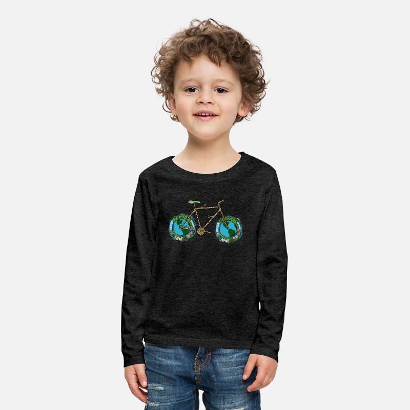 Planet Bike, Aesthetic Green Planet Earth Bicycle