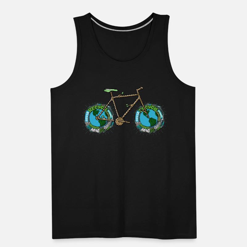 Planet Bike, Aesthetic Green Planet Earth Bicycle
