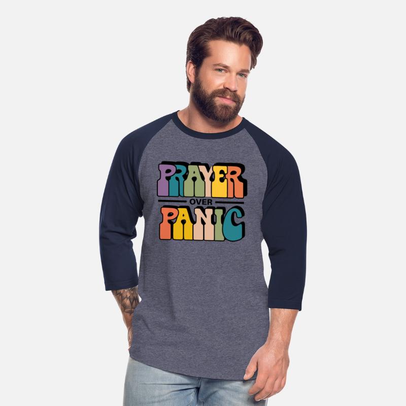 Prayer Over Panic Retro Groovy Christian