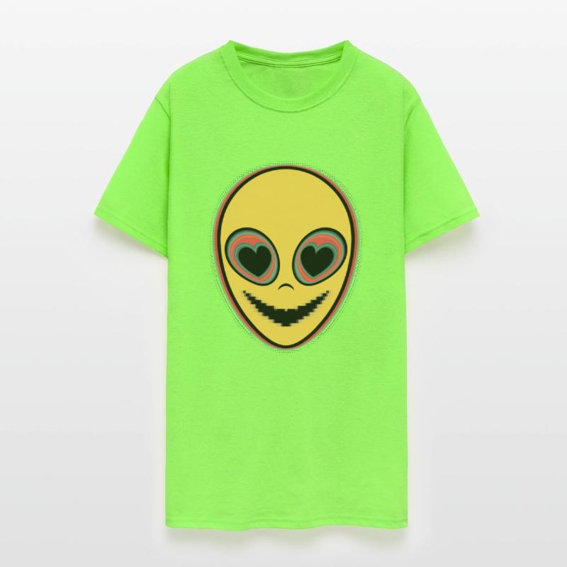Psychedelic Alien Face Raver