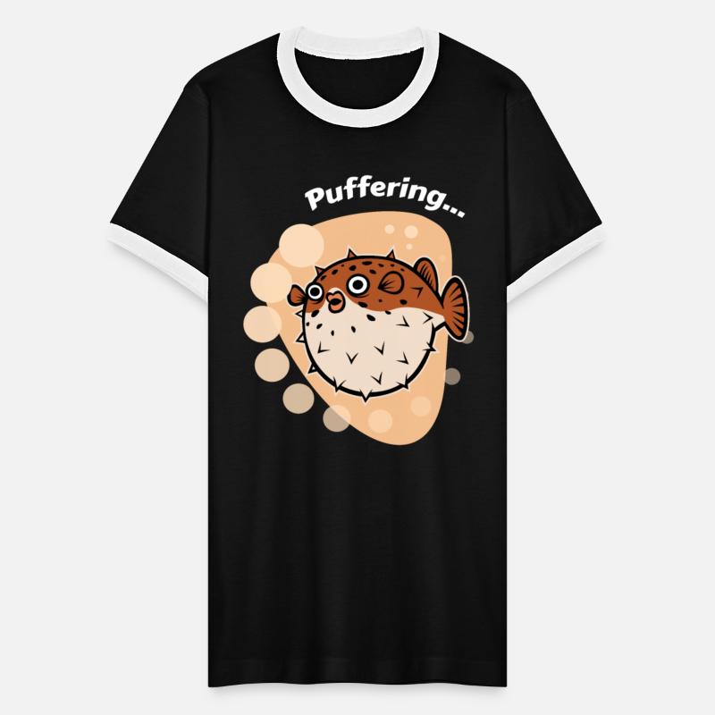 Puffering Puffer Fish Sea