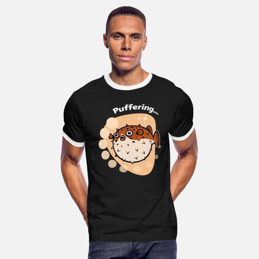 Puffering Puffer Fish Sea