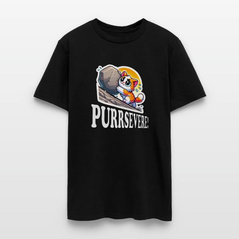 Purrsevere! Motivational Cat