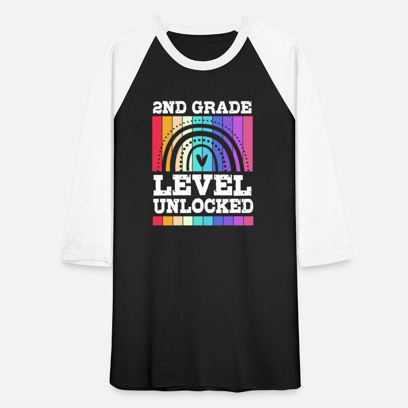 Rainbow Boho Gamer Level Unlocked 2nd Grade