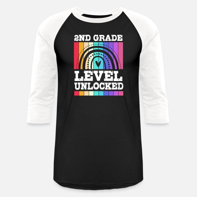 Rainbow Boho Gamer Level Unlocked 2nd Grade