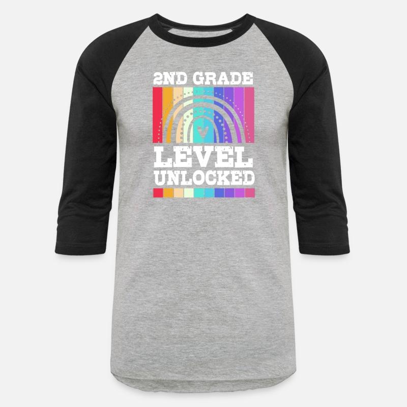 Rainbow Boho Gamer Level Unlocked 2nd Grade