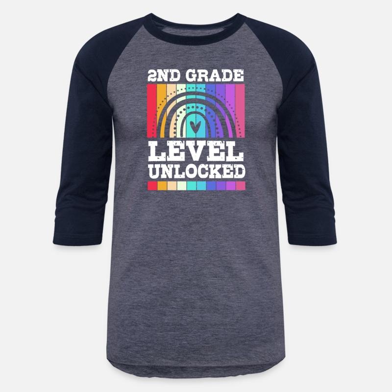 Rainbow Boho Gamer Level Unlocked 2nd Grade