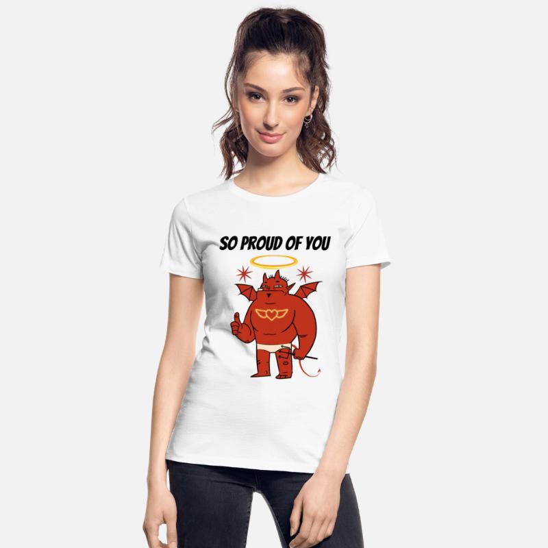 Red Devil With Angelic Ring - Proud of You!