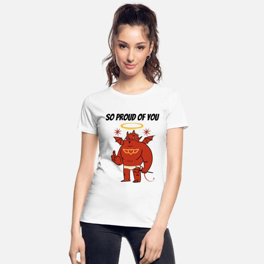 Red Devil With Angelic Ring - Proud of You!