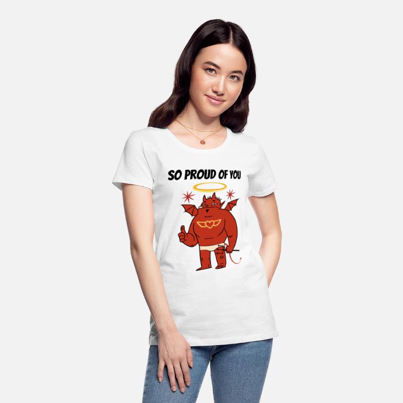 Red Devil With Angelic Ring - Proud of You!